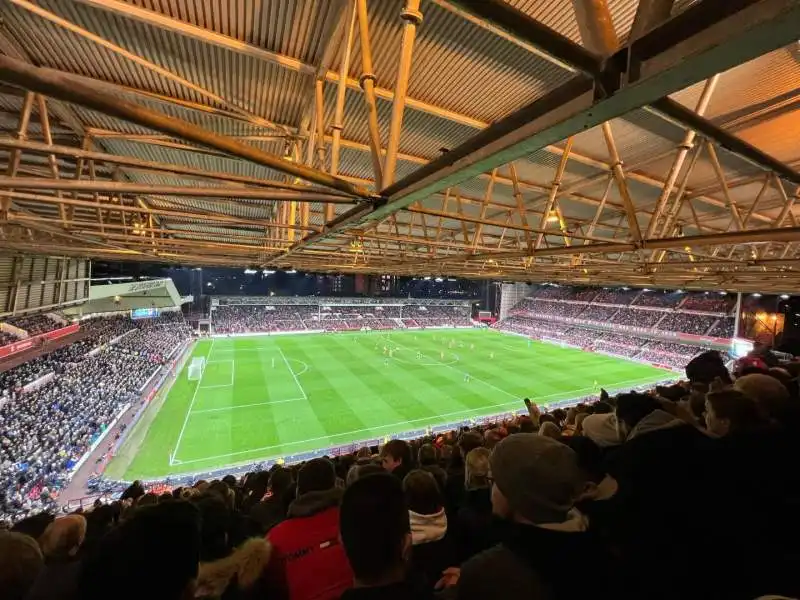 City Ground Stadium Brian Clough Upper Stand view