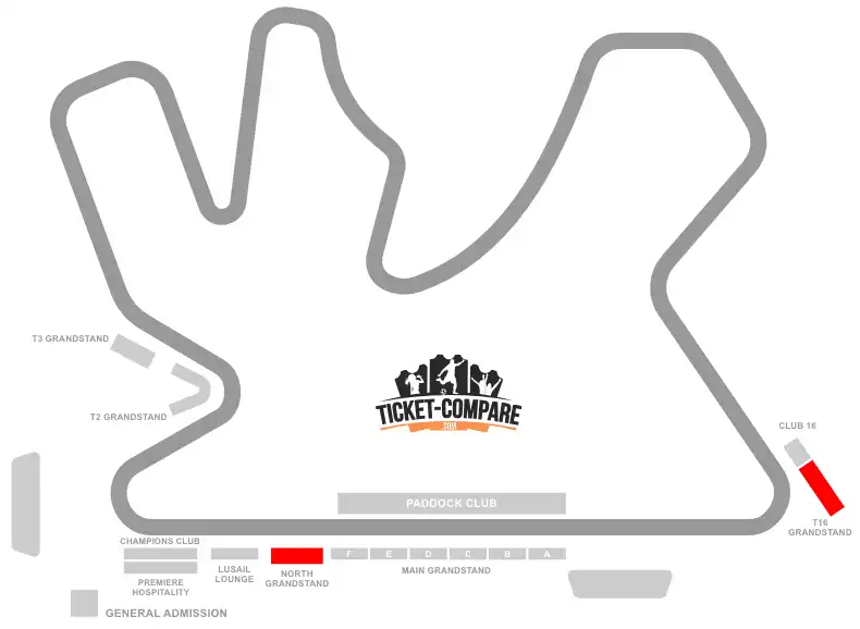 Lusail International Circuit seating plan