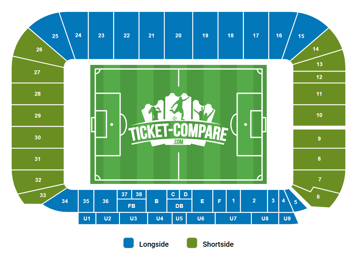אצטדיון קונבטרי Seating Plan